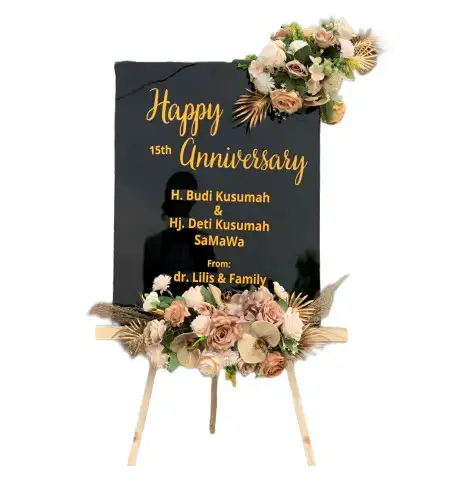 Papan Bunga Akrilik Ahusen