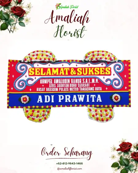 Papan Bunga Ucapan Selamat Ahusen