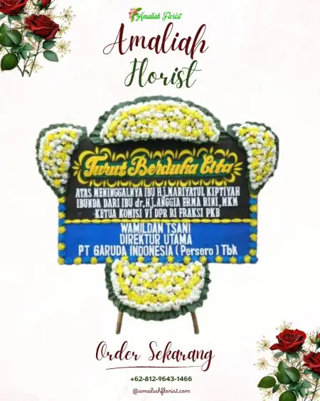 Papan Bunga Duka Ahusen